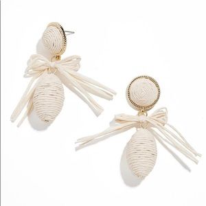 Baublebar Kat Wrapped Raffia Bow Earrings
